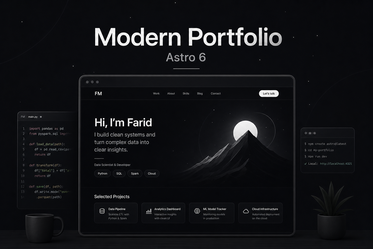 Building a Modern Portfolio with Astro 6